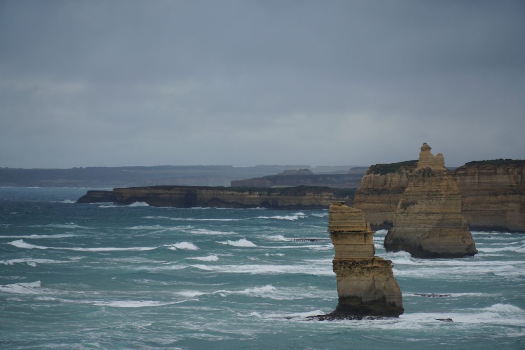 Wild and moody weather at the 12 Apostles