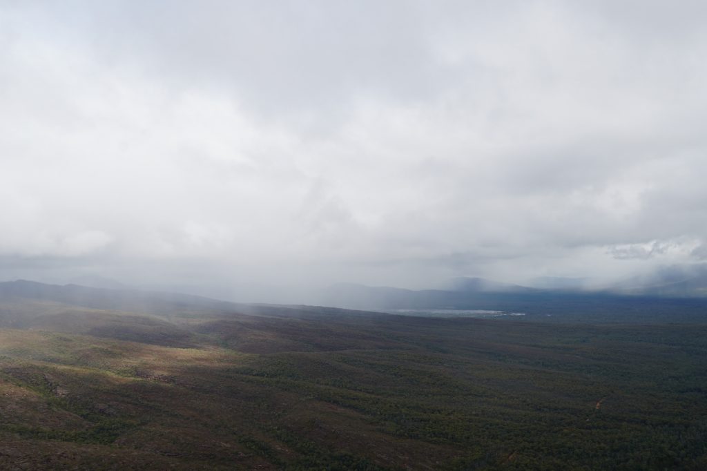 Looking over the interior of the Grampians from Reeds Lookout