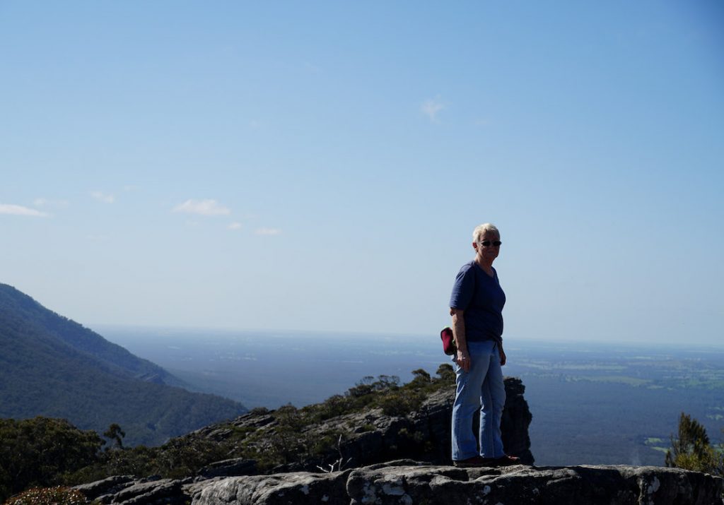 Faye at 66, tackled the Pinnacles Hike with ease!