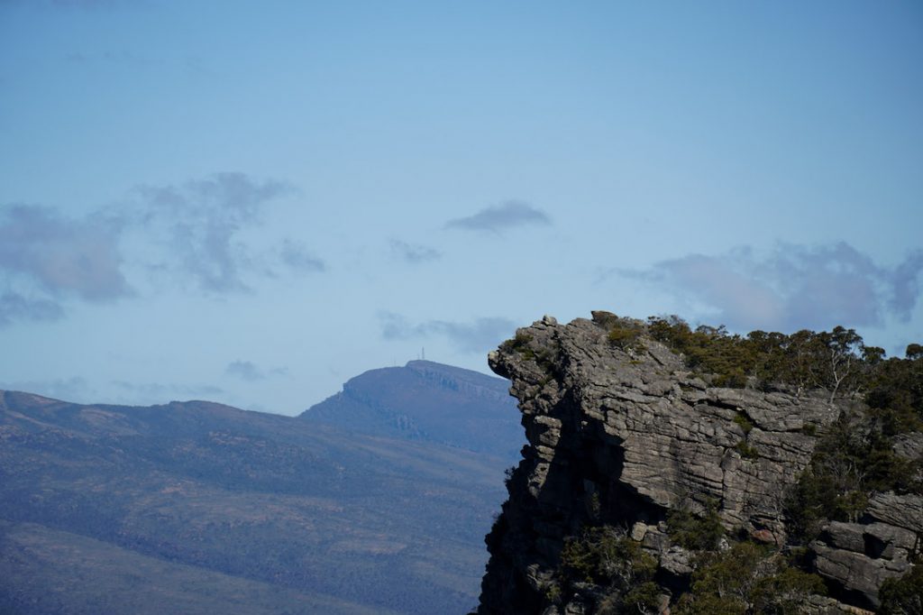 Looking out towards Mount William Summit from the Pinnacles Lookout