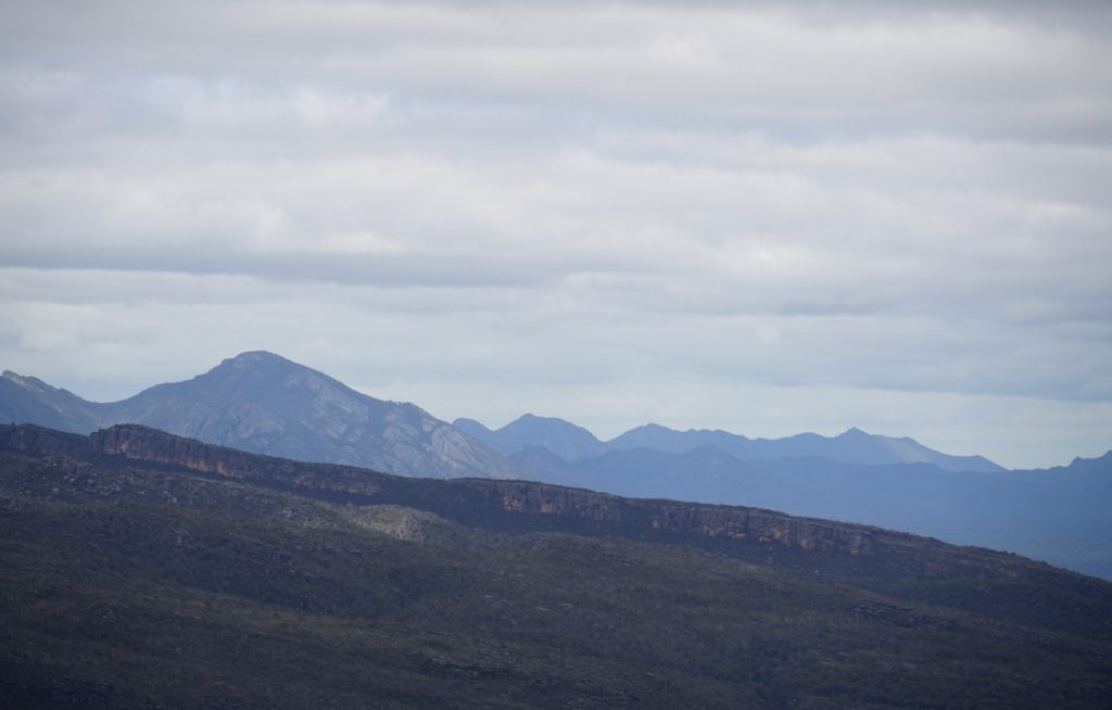 Looking out over the interior of the Grampians National Park from Reeds Lookout