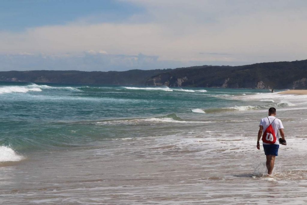 I always encourage my guests to finish the last stretch along Johanna Beach with their shoes off and to soak up the views. 