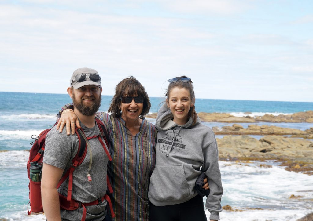 Taking the coastal route from Parker Inlet to Point Franklin on the Great Ocean Walk.
