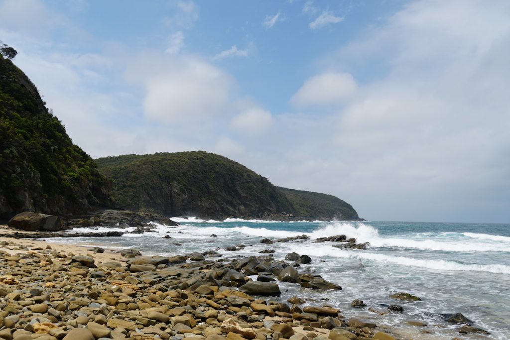 Looking back towards Parker Inlet on the Great Ocean Walk 