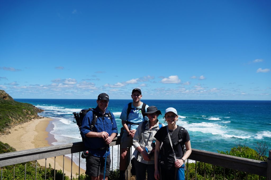 Castle Cove Lookout along the Great Ocean Walk. 