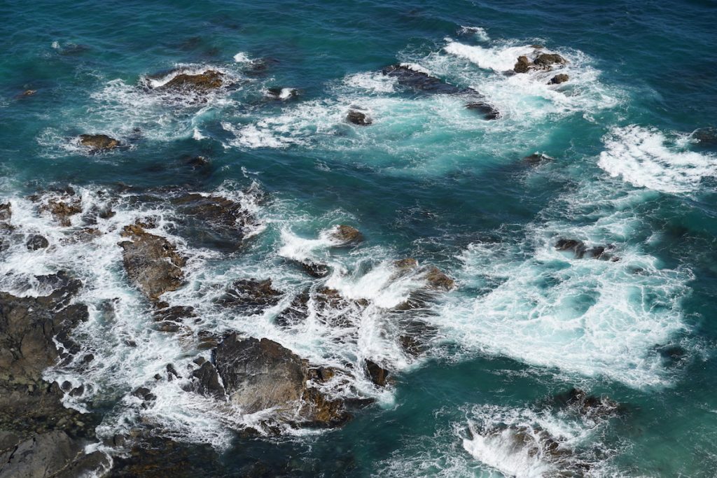 Ocean swell taken from Cape Otway Lighthouse. 