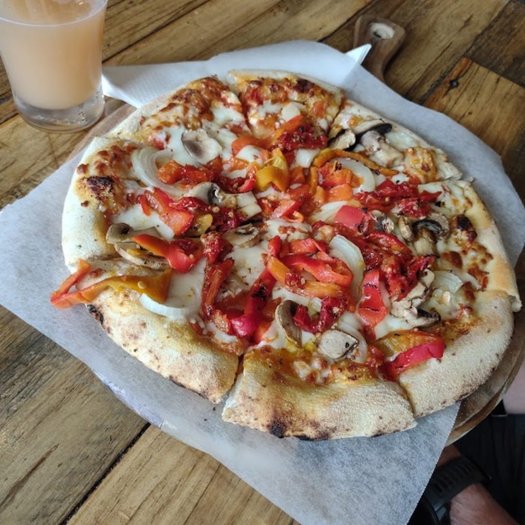 hop hen brewery pizza