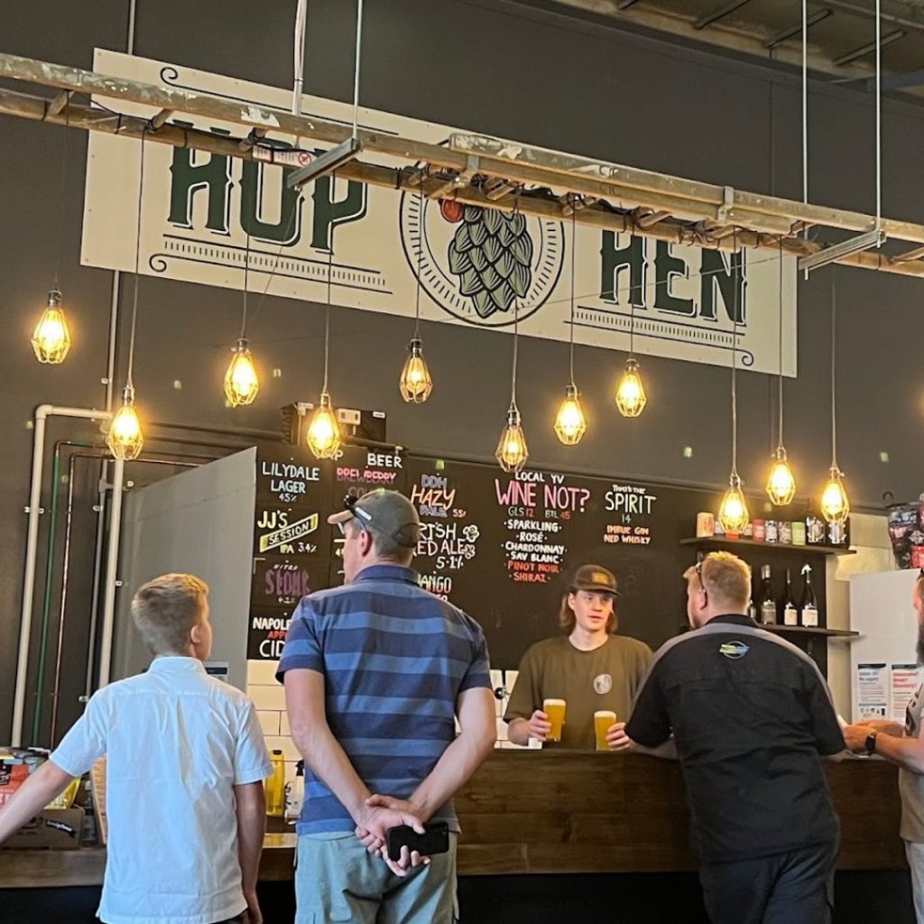 hop hen brewery 