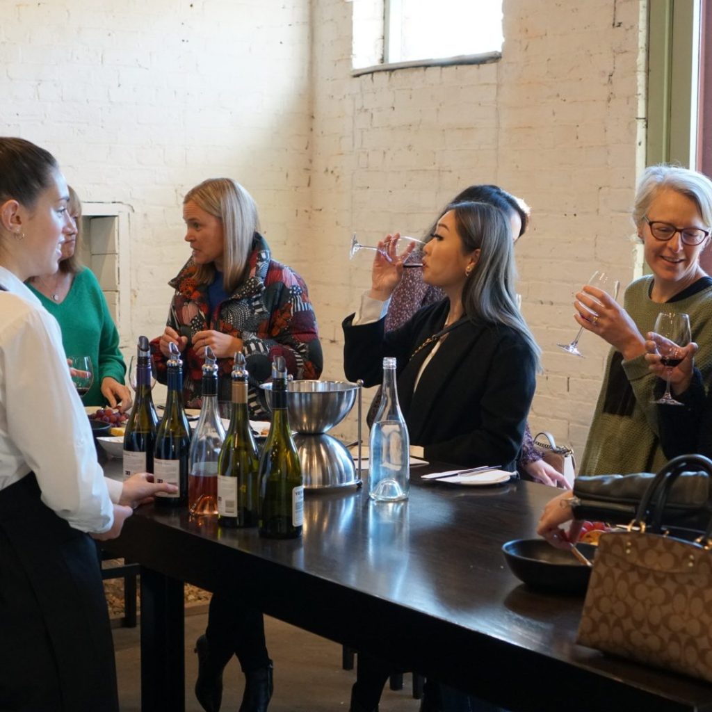 Guests tasting at Yering Station Winery